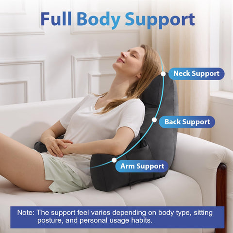 IPYNBAP carry handle being used to move the pillow easily between rooms