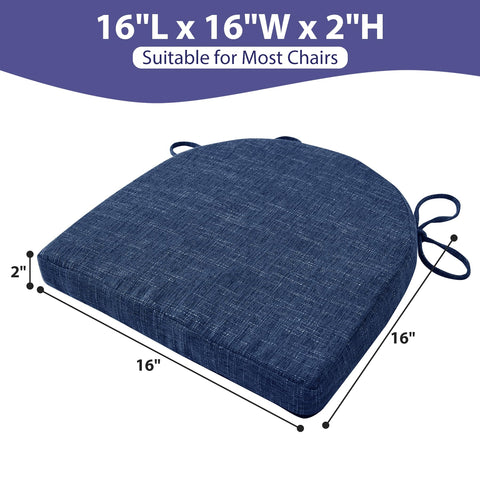 IPYNBAP cushion beside ruler illustrating 16x16x2 inch size for easy measuring