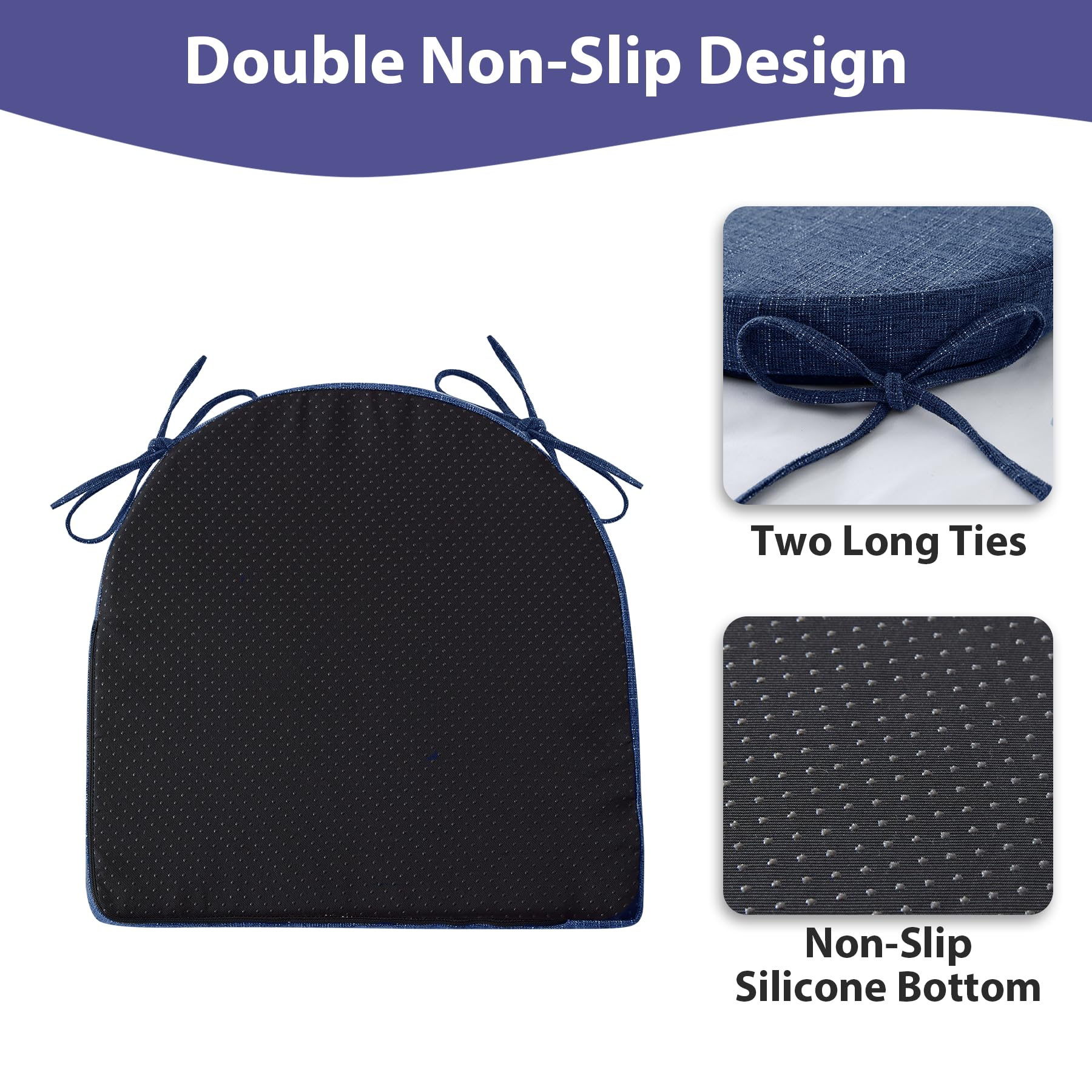IPYNBAP zippered cover and reinforced stitching preventing chair surface scratches