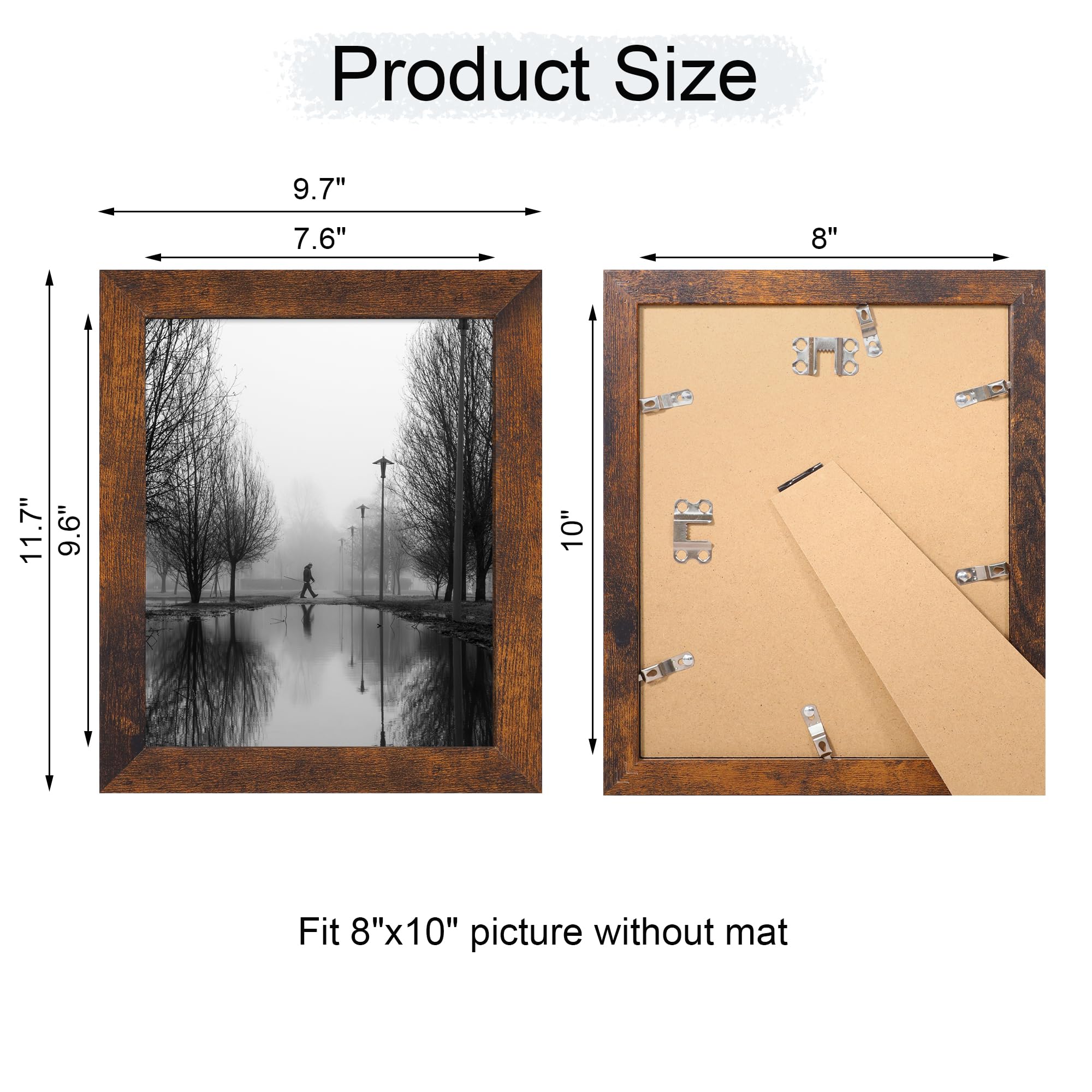 iRahmen on wall with four frames illustrating coordinated gallery-style benefit