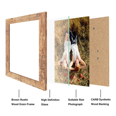 iRahmen back view with easel and hanger for easy tabletop or wall display