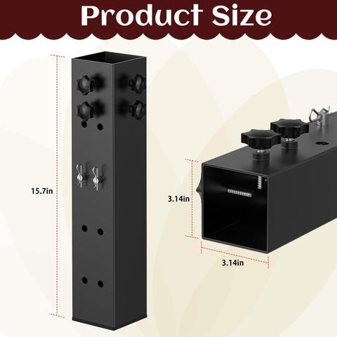 IRENPORU top locking screws detail demonstrating secure clamp and wobble prevention