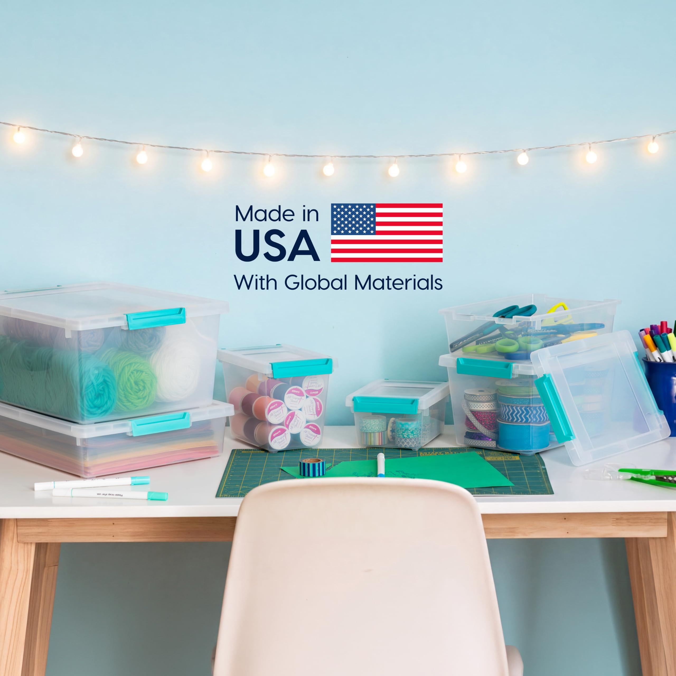 IRIS USA lifestyle desk organization creating clutter-free workspace benefit