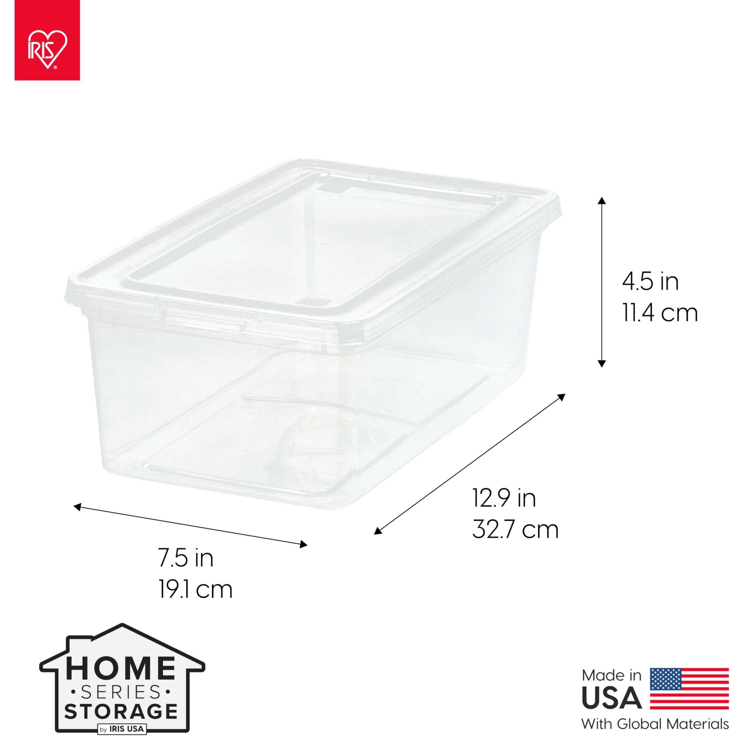 IRIS USA lid groove close-up demonstrating secure stacking stability