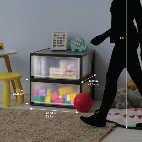 IRIS USA open drawer detail highlighting smooth glide and easy access
