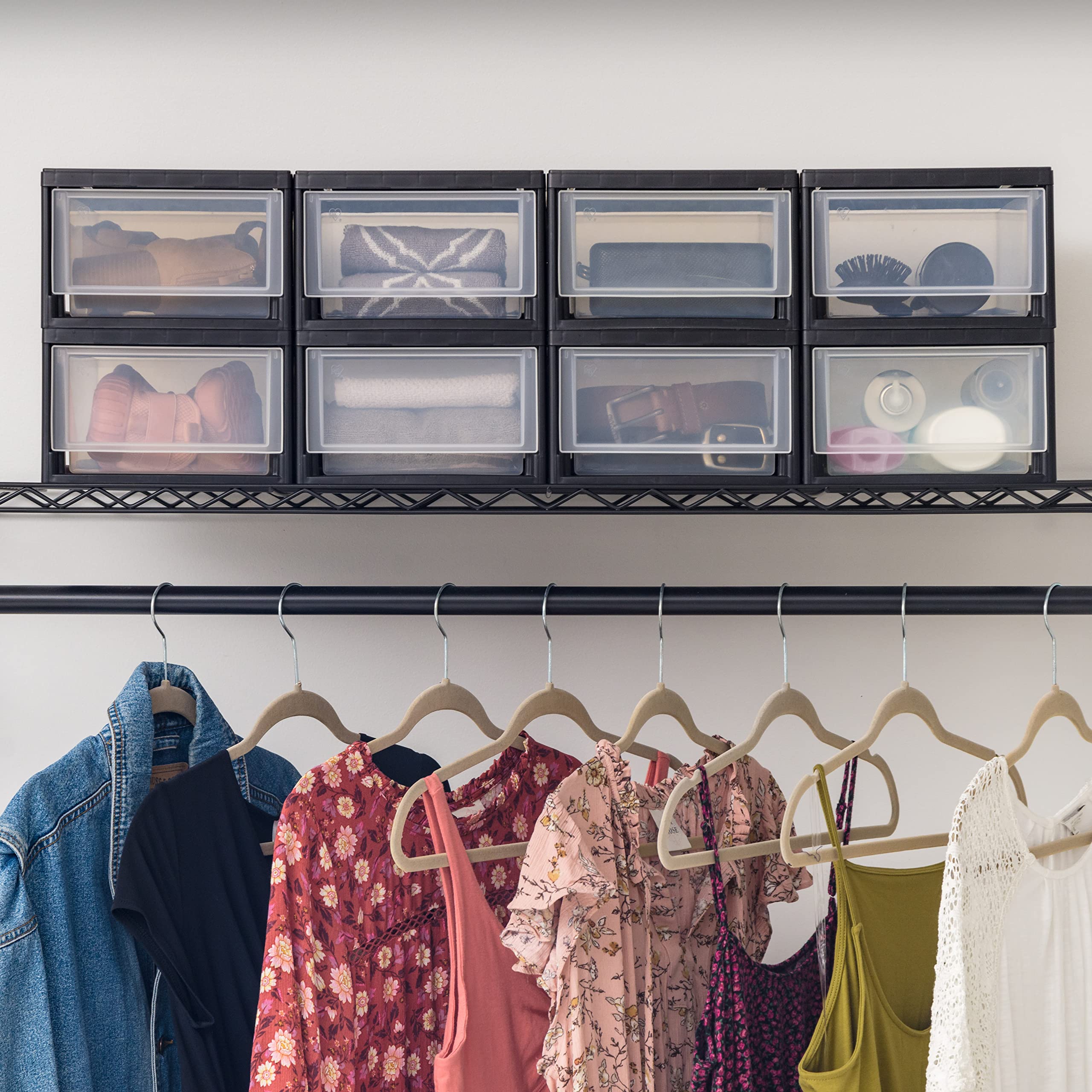IRIS USA open drawer displaying organized contents for quick retrieval