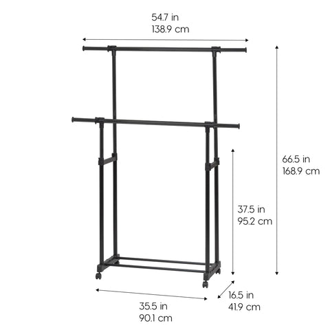 IRIS USA close-up of height adjustment mechanism highlighting easy customization