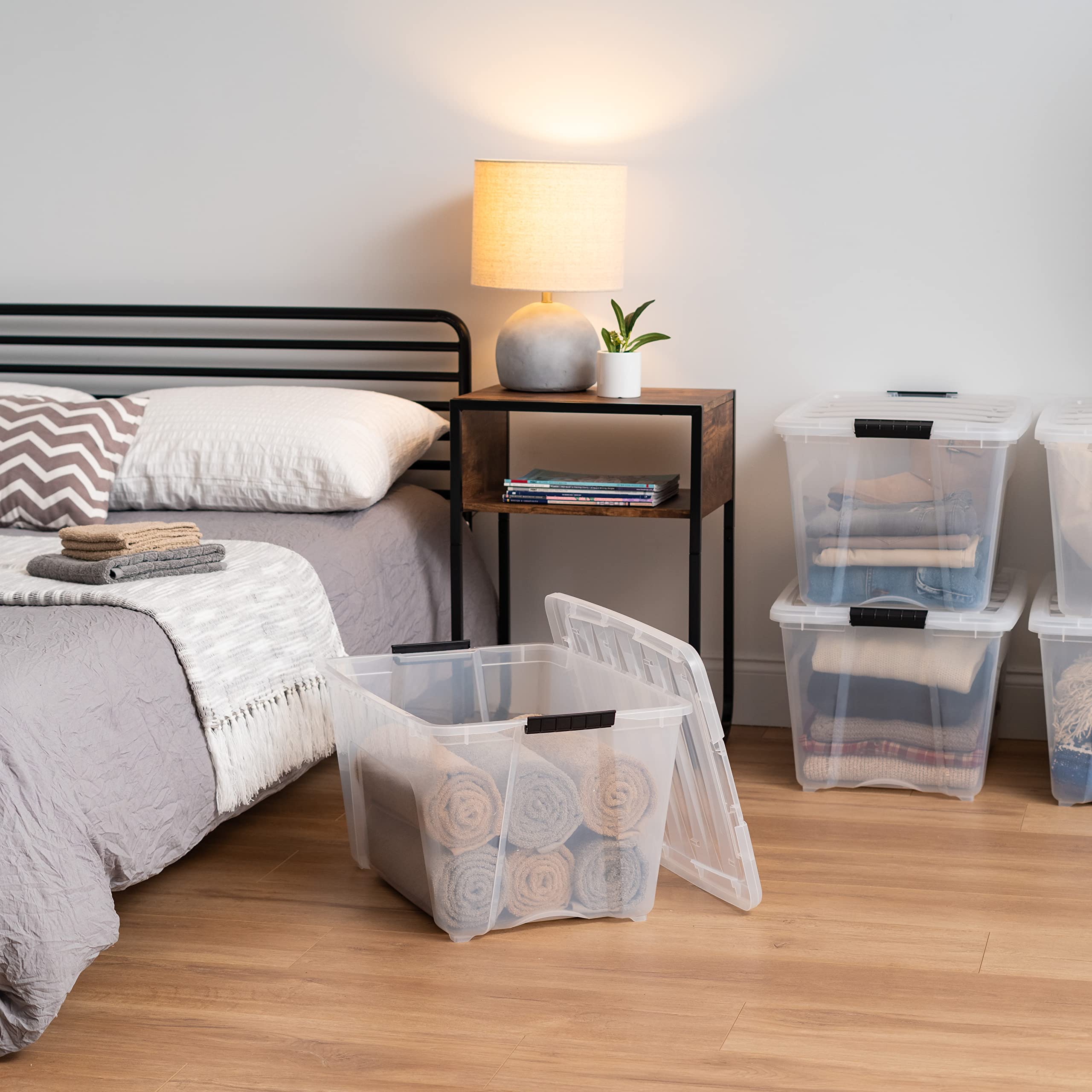 IRIS USA holding craft supplies for tidy, visible organization