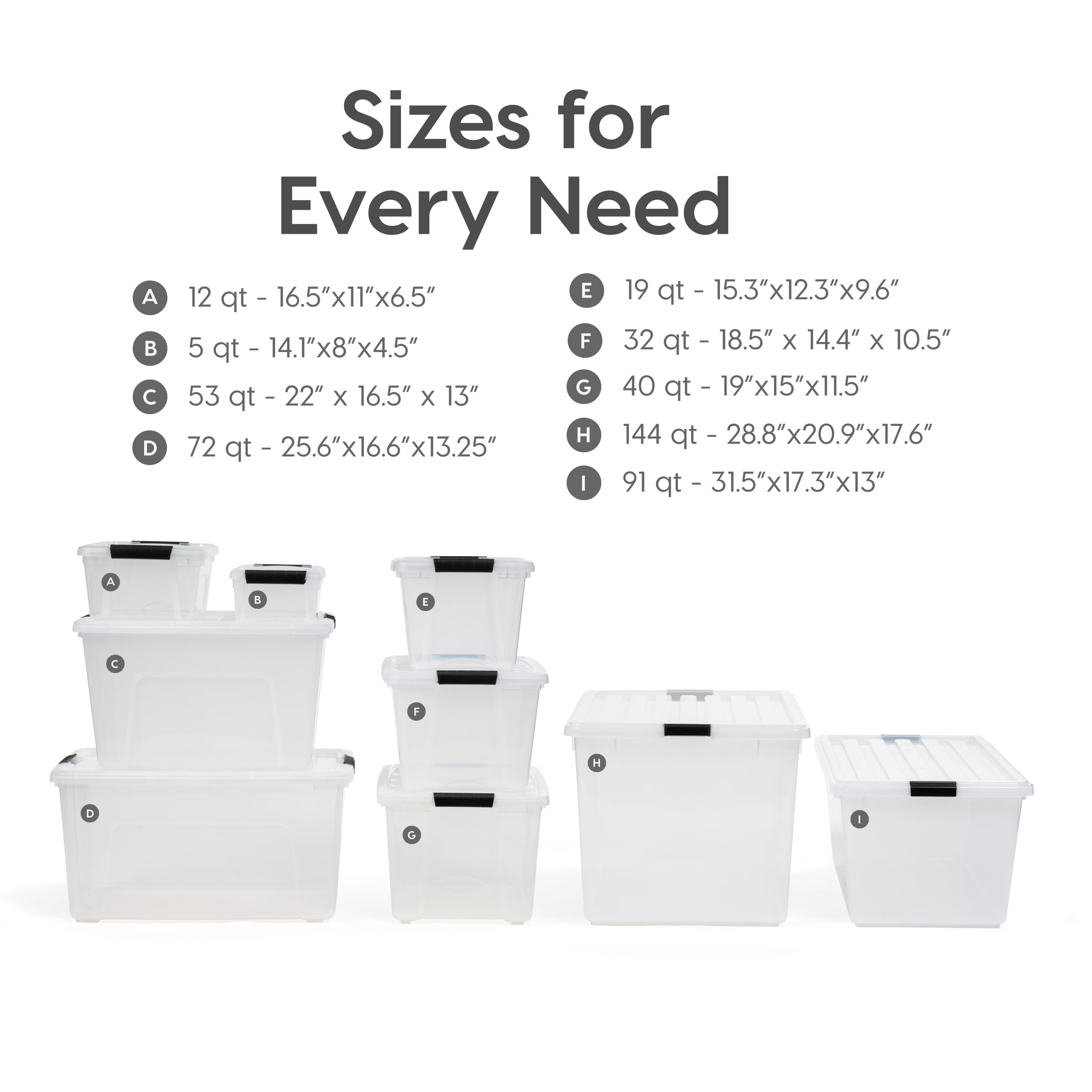 IRIS USA bins organizing a craft room for quick retrieval of supplies