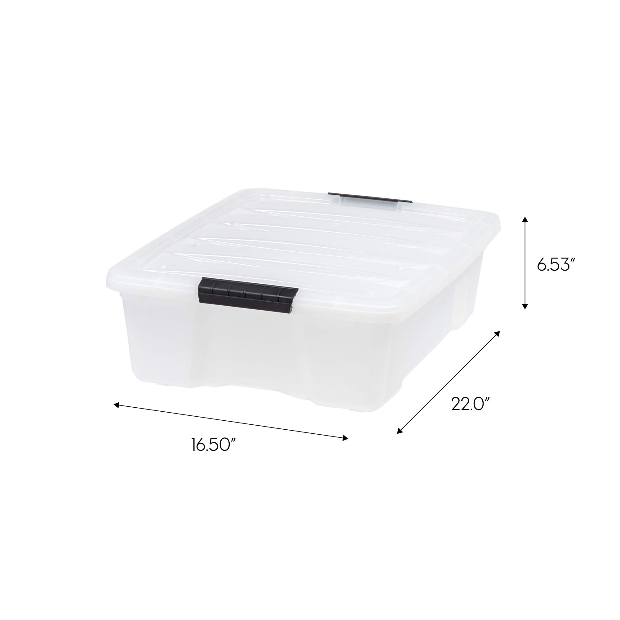 IRIS USA pull handle detail for easy sliding and quick access