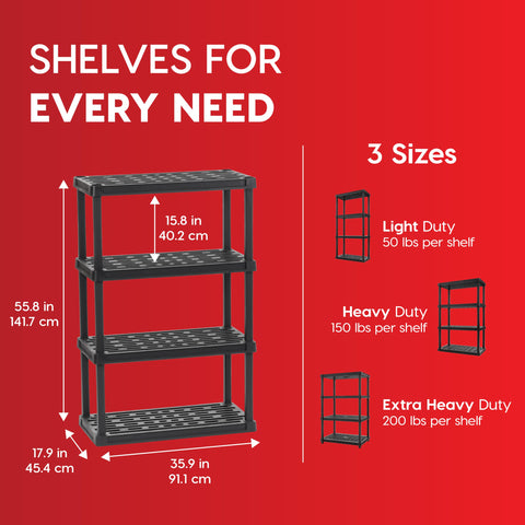 IRIS USA close-up of ventilated shelf surface highlighting airflow and durability