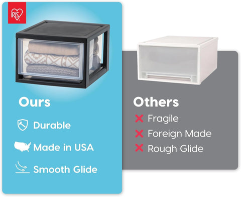 IRIS USA two stacked units showing scalable vertical storage benefit