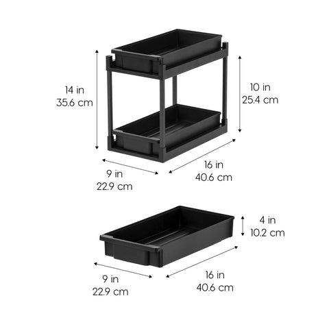 IRIS USA side profile illustrating slim footprint and space-saving benefit