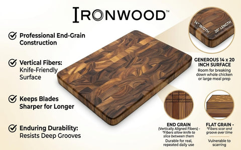 Ironwood Gourmet used as charcuterie board for elegant serving and entertaining