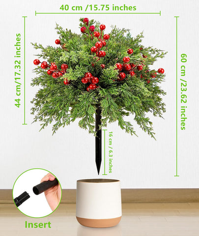 Irosiy event table centerpiece with two topiary balls enhancing ambience