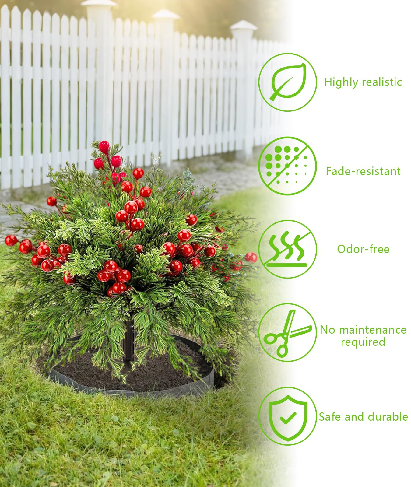 Irosiy topiary ball displayed in an urn on a porch adding curb appeal