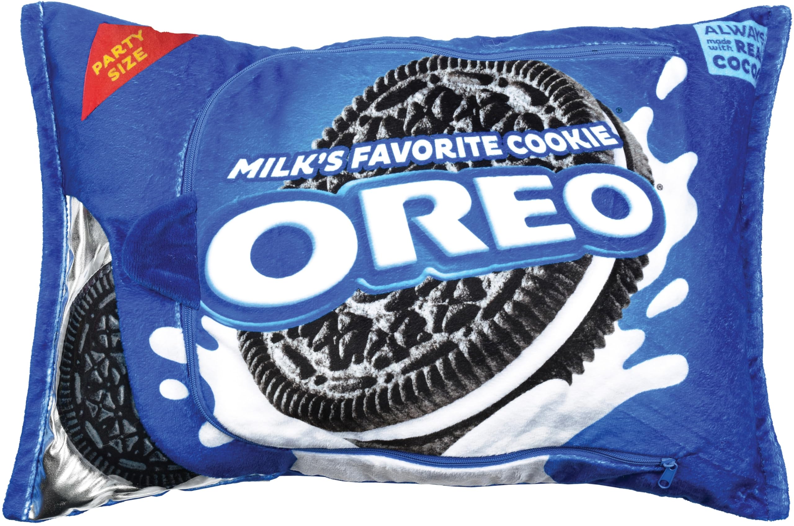 iscream Oreo clear window showing mini pillows, highlights collectible display