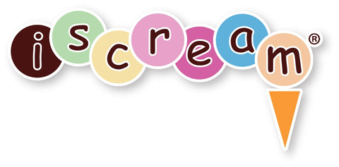 iscream sewn label and fill close-up showing quality construction and stuffing