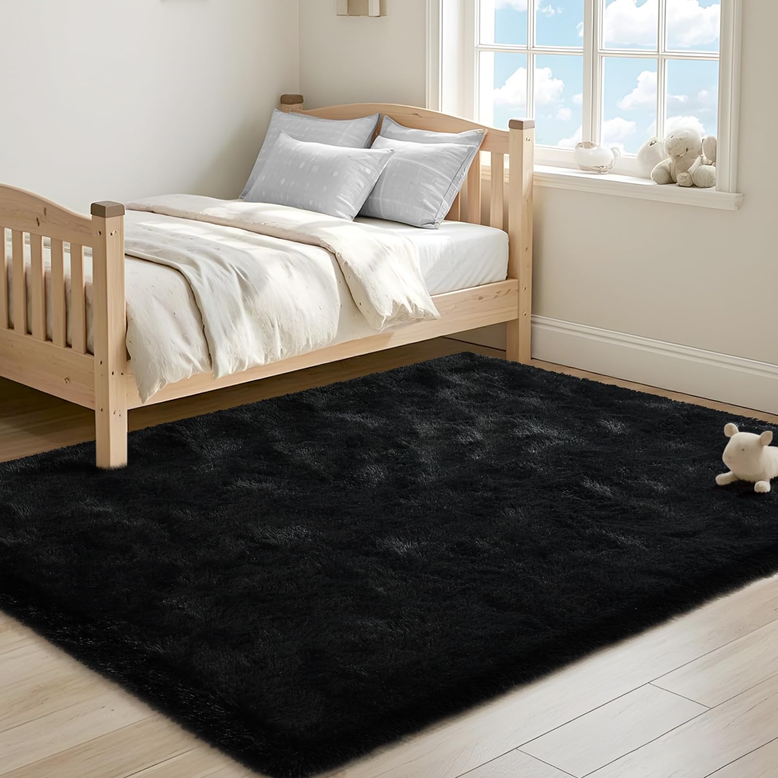 ISEAU folded rug showing edge finish and dense pile durability