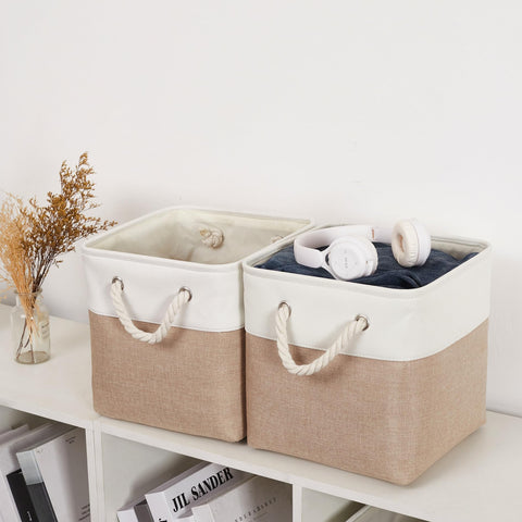 ISEMINGLA cube beside books demonstrating size fit for standard shelves and capacity