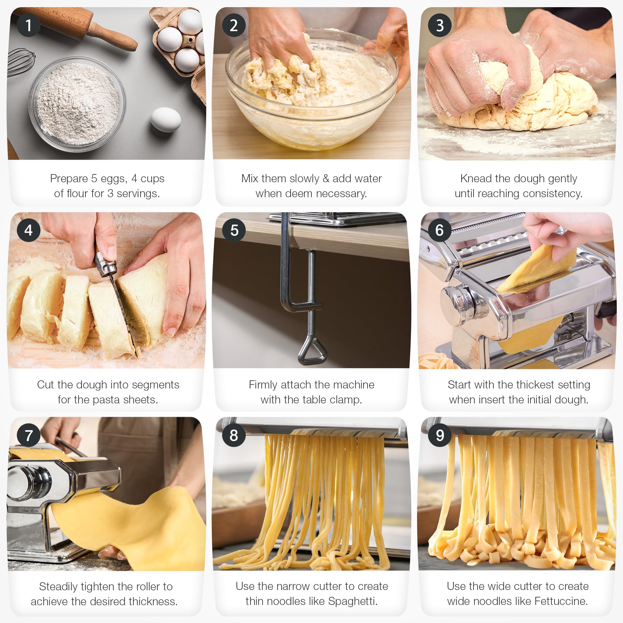 ISILER machine cutting spaghetti strands delivering uniform thin noodles for quick cook