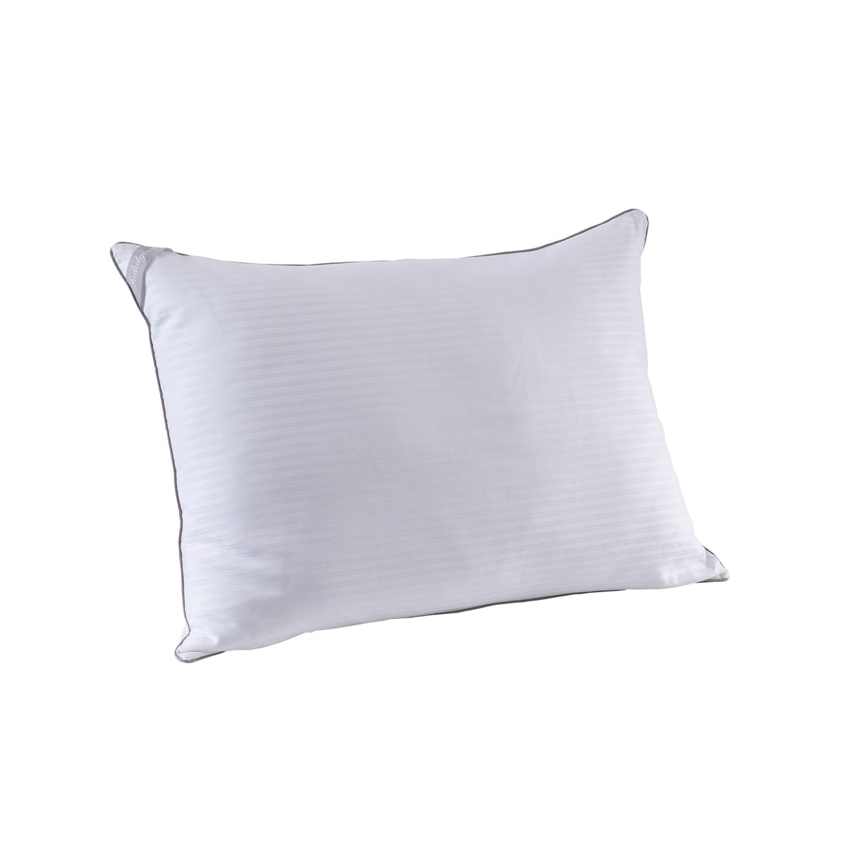 Isotonic pillow front view showing generous king size and soft loft benefit