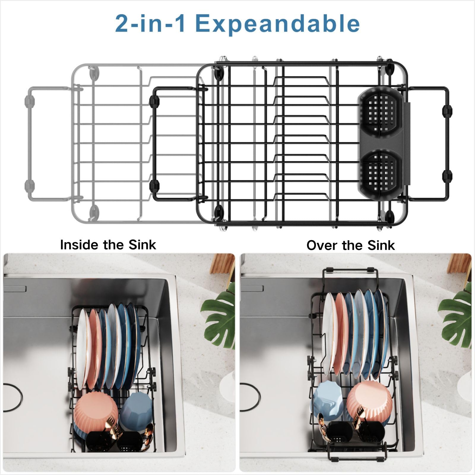 iSPECLE 90° L-handle resting on sink edge for stable support
