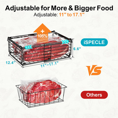 iSPECLE folded handle and stacked bins showing easy lifting and space savings