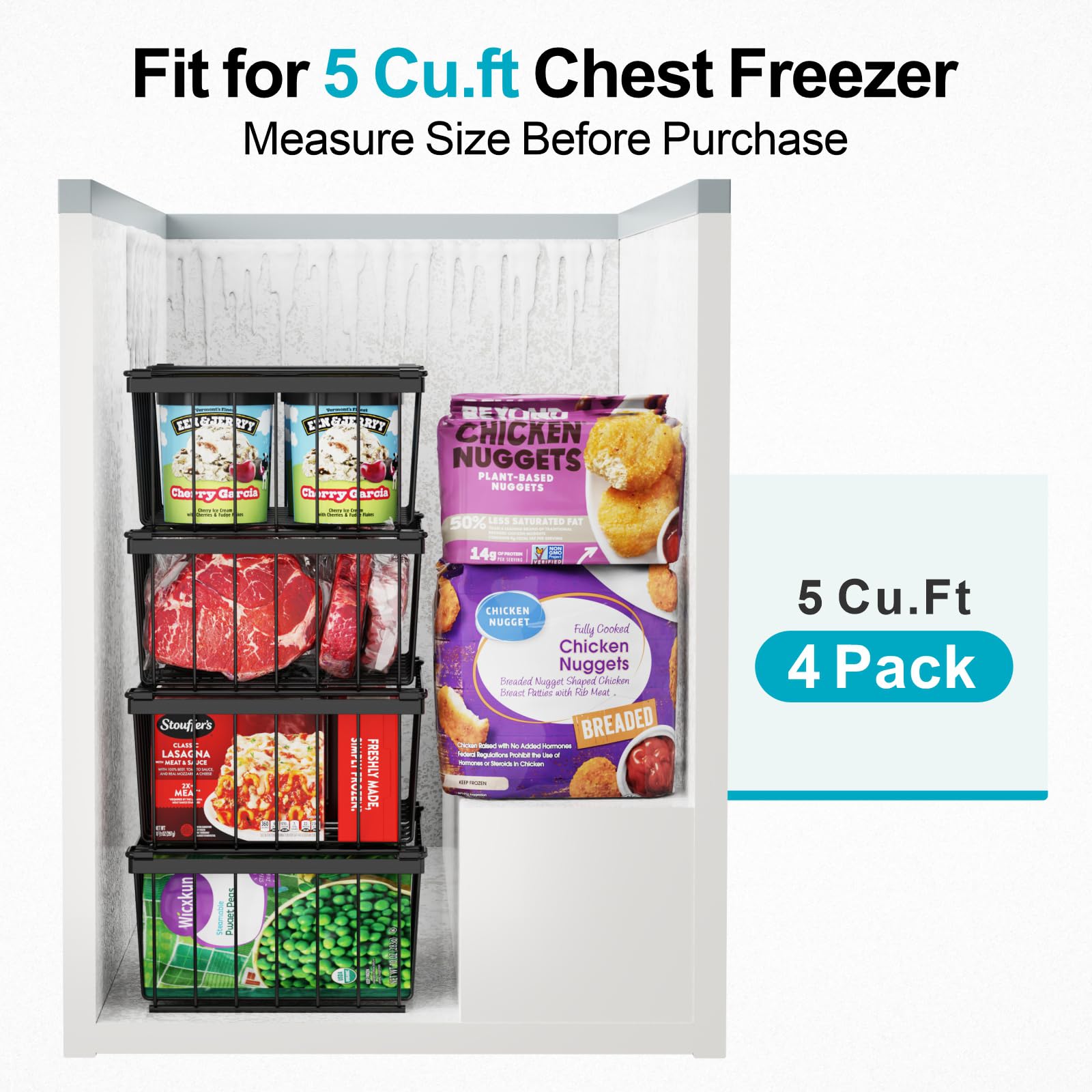 iSPECLE stacked bins demonstrating vertical organization and space saving