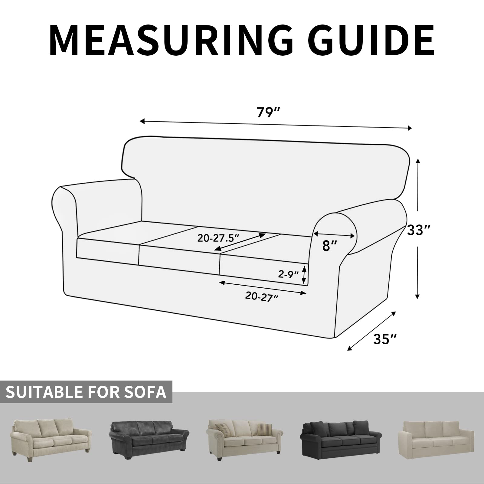 ISSUNTEX measuring guide image showing correct size selection help
