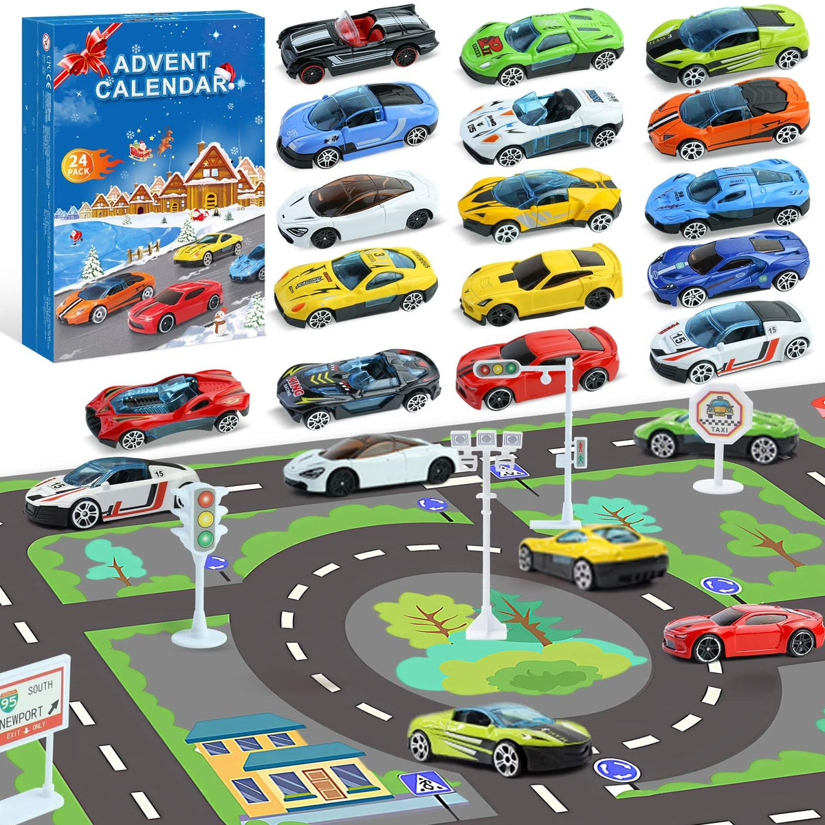 ISTOOLL front packaging showing Advent Calendar design and daily doors, fun holiday surprise