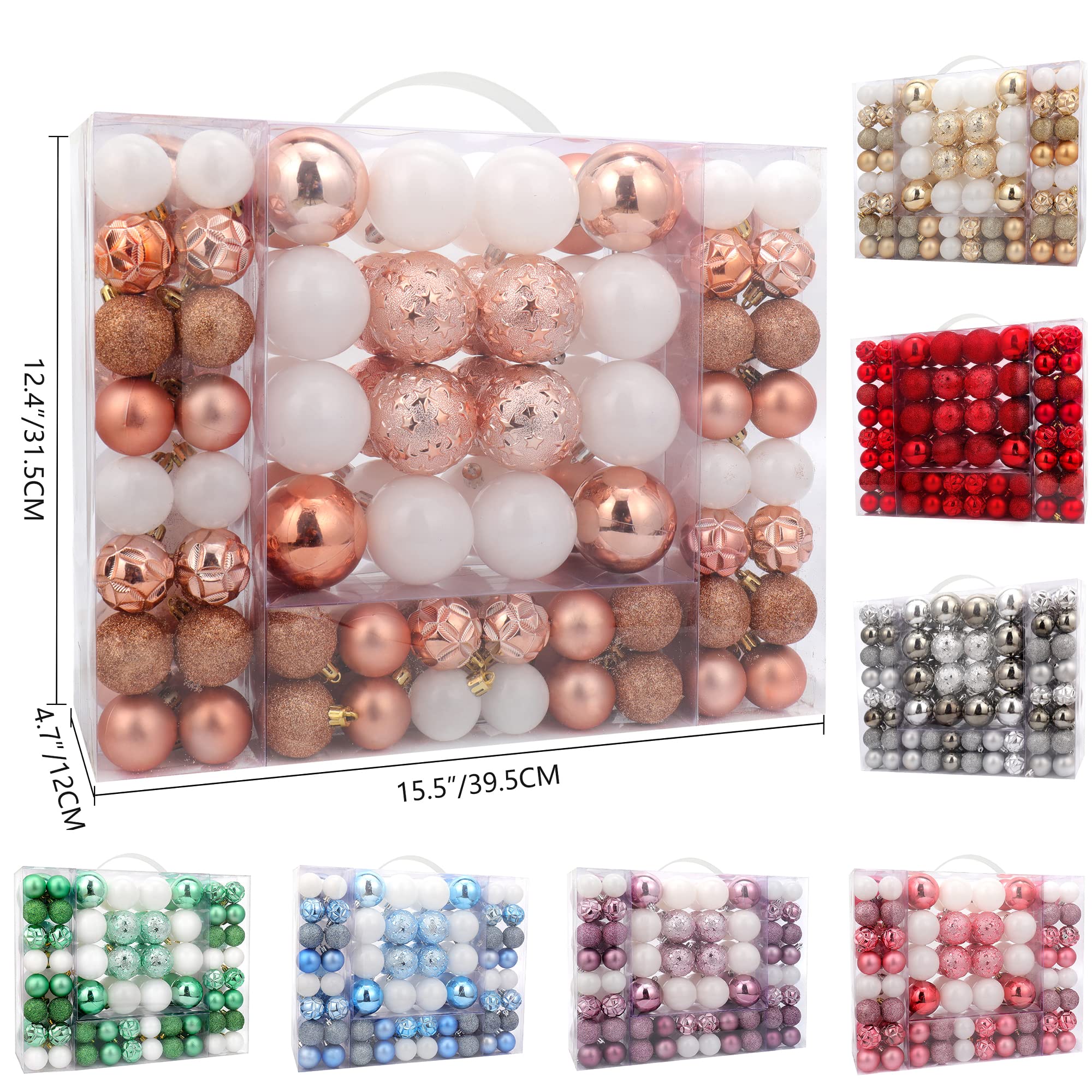 ISULIFE reusable storage package opened keeping ornaments organized and protected