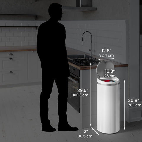 iTouchless placed in a kitchen setting highlighting touch-free convenience and tidy look