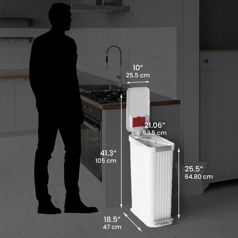 iTouchless in kitchen placement showing lifestyle benefit discreet modern appearance