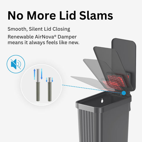 iTouchless matte gray texture detail resisting smudges and preventing rust or chipping