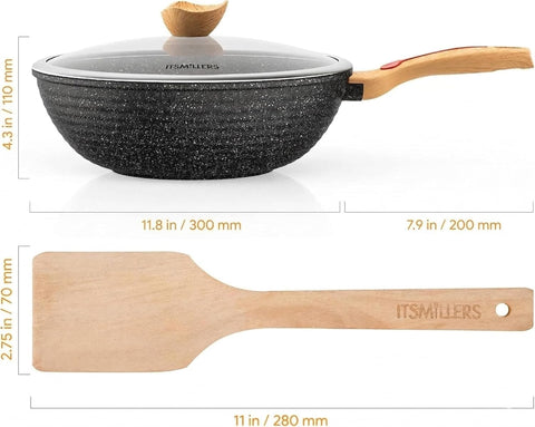 ITSMILLERS close-up of ceramic interior demonstrating scratch resistance and easy release