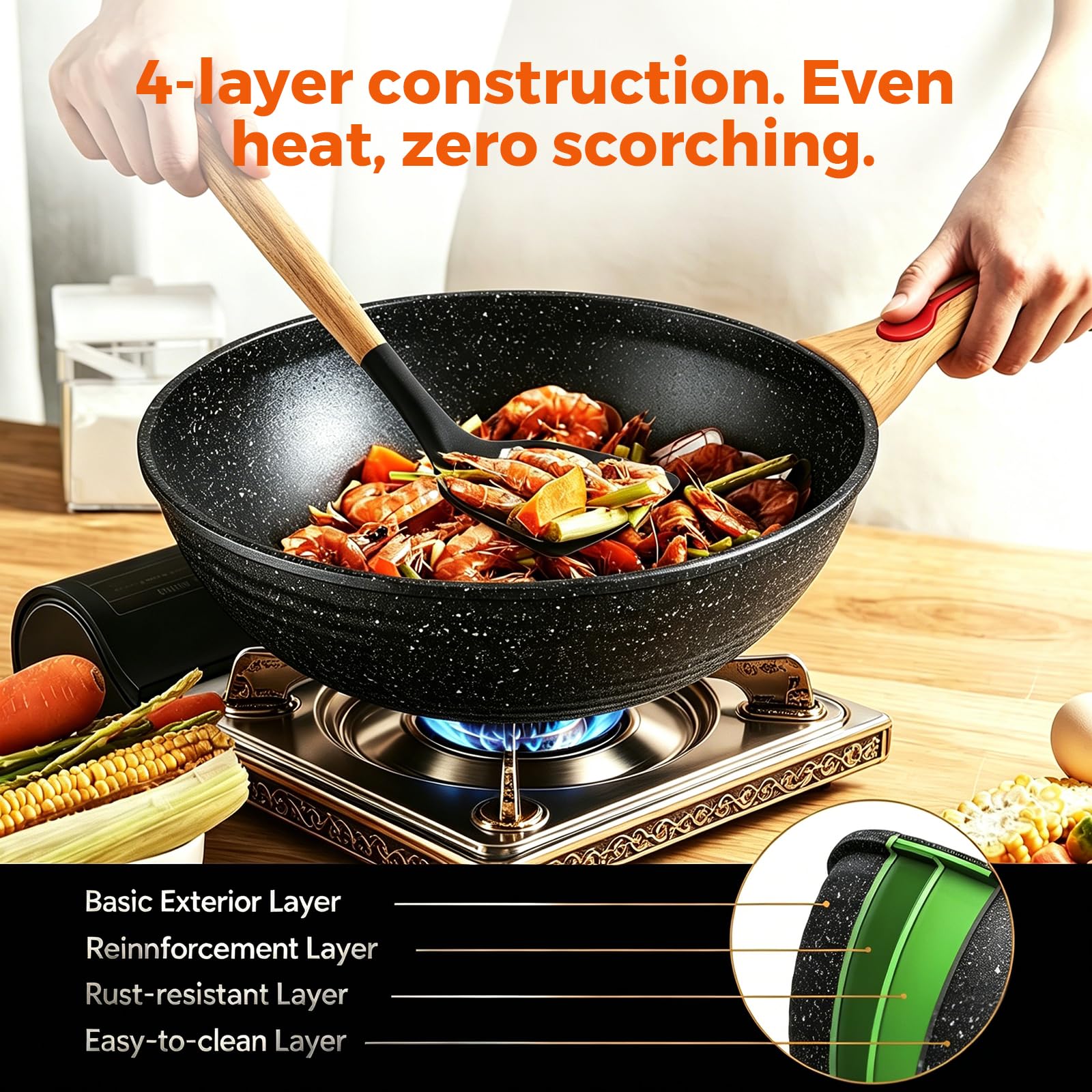 ITSMILLERS tempered-glass lid detail letting you monitor food and retain moisture