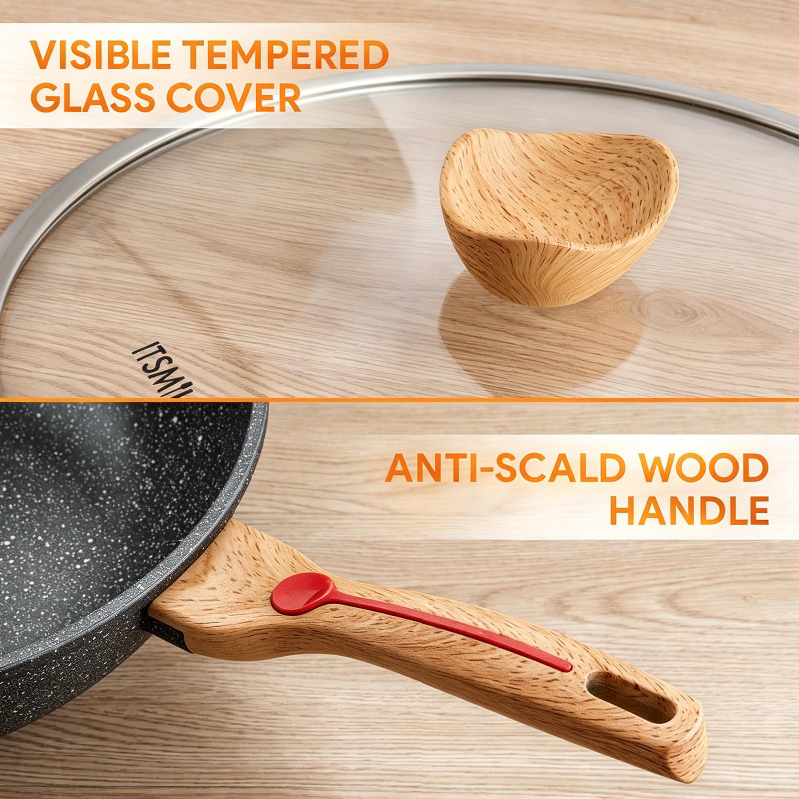 ITSMILLERS wok on induction stove illustrating induction compatibility and rapid heating