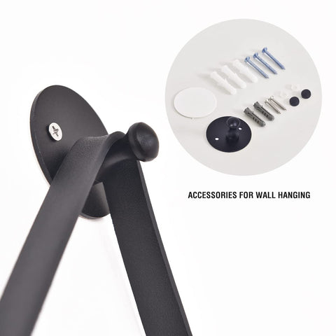 ITSRG leather strap and mounting hardware, sturdy hanging and easy installation