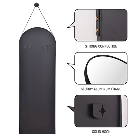 ITSRG mirror beside door for scale, narrow footprint fits tight spaces