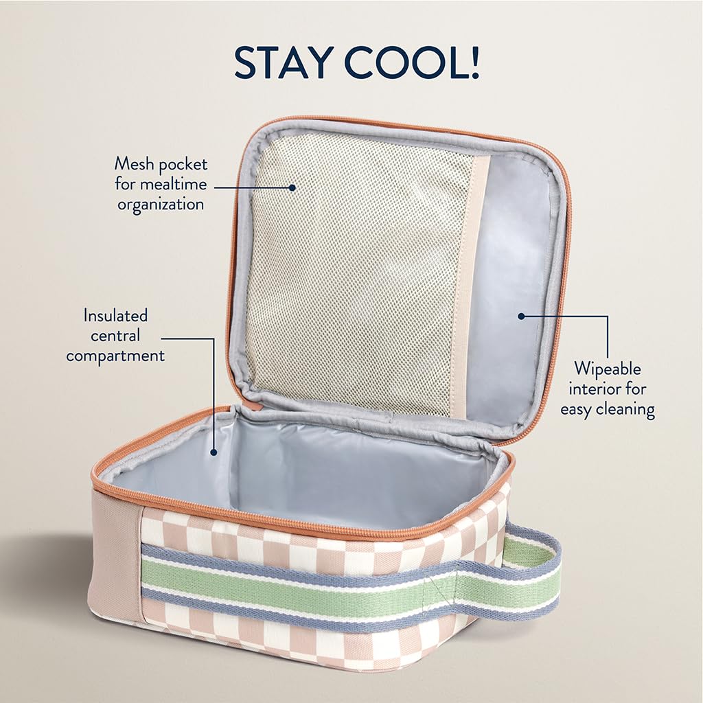 Itzy Ritzy side water bottle pocket detail showing secure storage and quick access