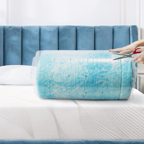 IULULU topper next to ruler to show 2-inch thickness for balanced softness