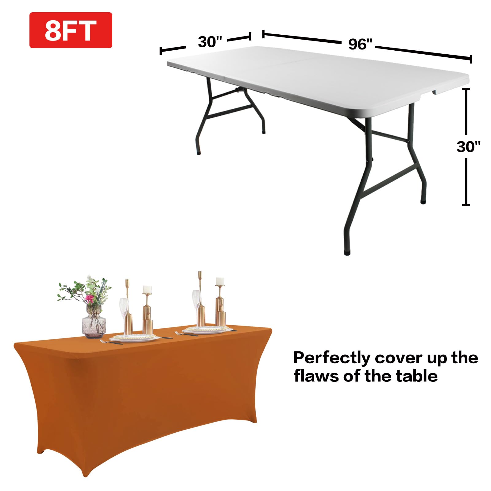 IVAPUPU reinforced corner stitching detail providing durability and secure fit at table feet