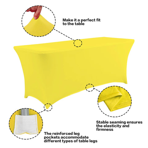 IVAPUPU close-up of fitted table edge demonstrating smooth wrinkle-free appearance