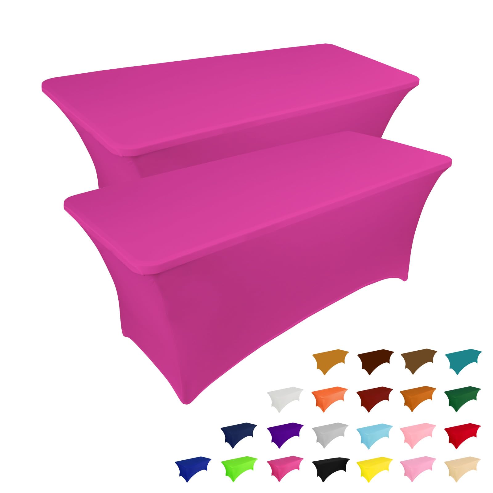 IVAPUPU fuchsia front view showing neat fitted look and color pop