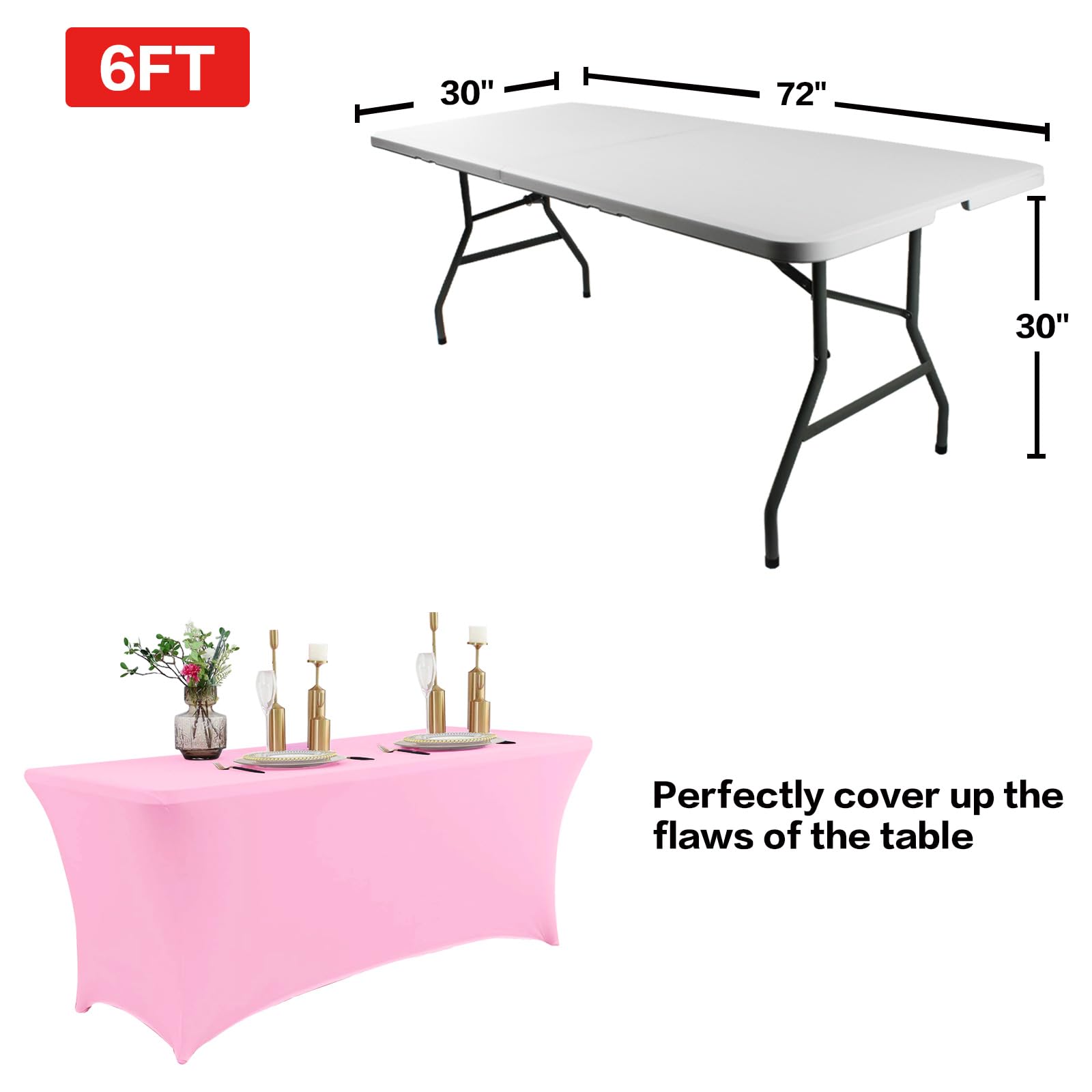 IVAPUPU table in party setup with cover, creates cohesive event look