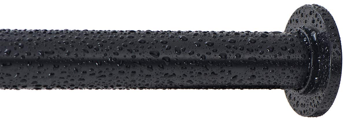 Ivilon close-up of solid metal finial and black rustproof finish for long-lasting style