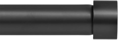 Ivilon front packaging showing black curtain rod for easy installation