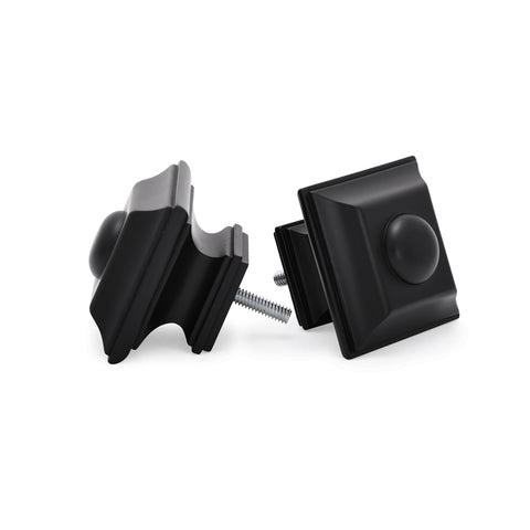 Ivilon finial detail emphasizing geometric square end for stylish accent