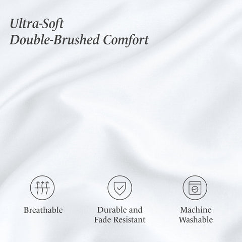Ivy Union pillowcase detail showing envelope closure to keep pillows in place